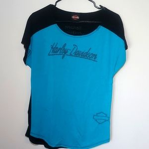 Harley-Davidson Teal/Black Women